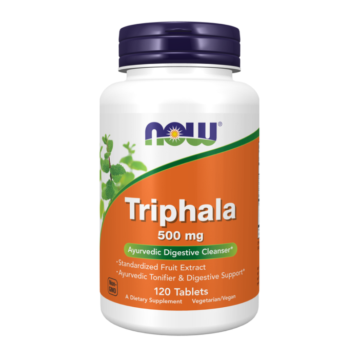 Трифала 500 мг, Triphala 500 mg, Now Foods, 120 таблеток