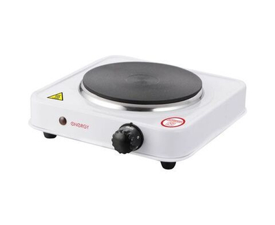 Электроплитка Energy EN-901, 1 конфорка, диск, 1кВт, белая