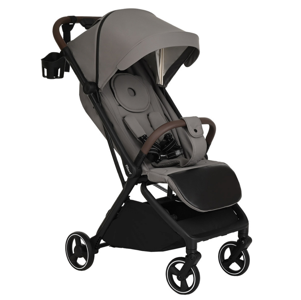 Коляска прогулочная Pituso Matrix PU Graphite