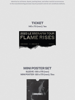 публикация LE SSERAFIM - FLAME RISES 2023 LE SSERAFIM TOUR IN SEOUL
