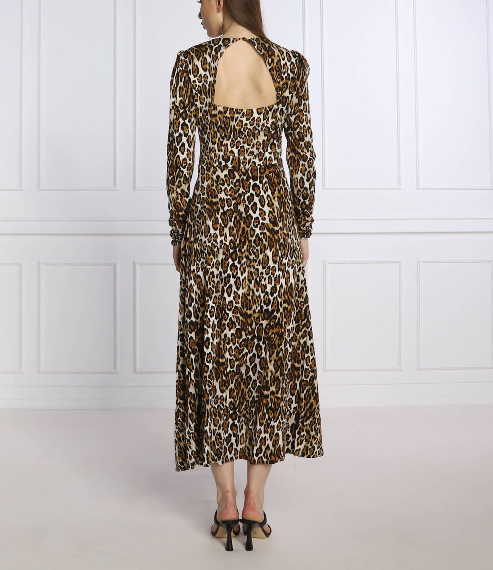 платье bibiane GUESS - коричневый(W2YK24 WEQ82)