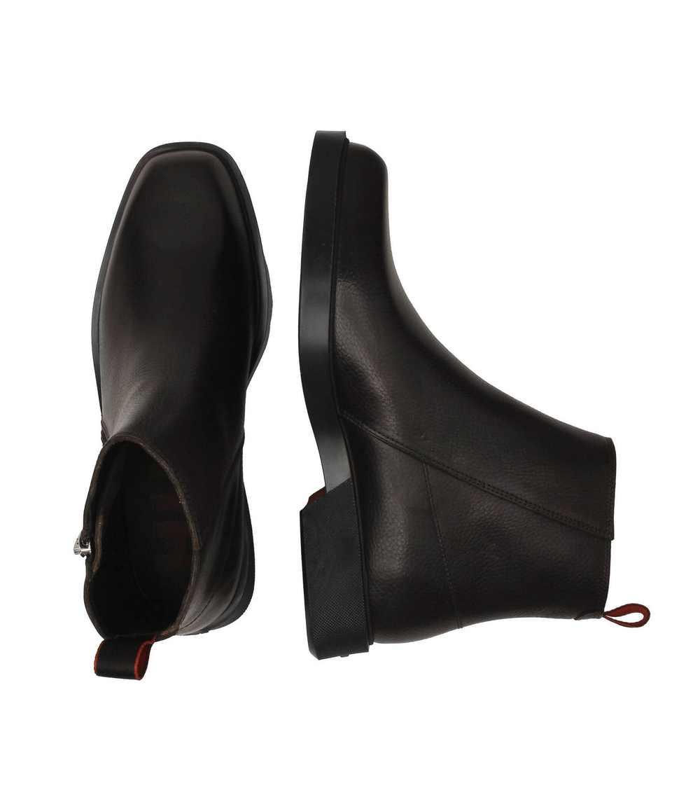 Кожаные челси iker HUGO - каштановый(50500455)