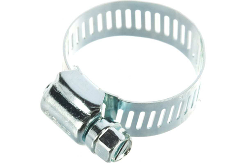 Хомуты Зубр ЭКСПЕРТ оцинкованные, просечная лента 12 мм, 16-32 мм, 4 шт. 37805-016-32-4