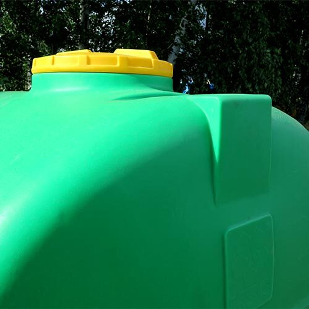 Емкость Пласт Инжиниринг цилиндрическая 10000 л. горизонтальный (2920x2340x1900см;зеленый) - арт.560111