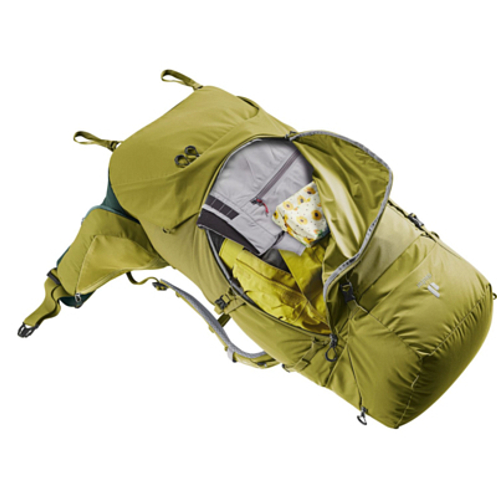 Рюкзак Deuter Aircontact Core 70+10, артикул 3350724_2297, цвет Cactus/Ivy
