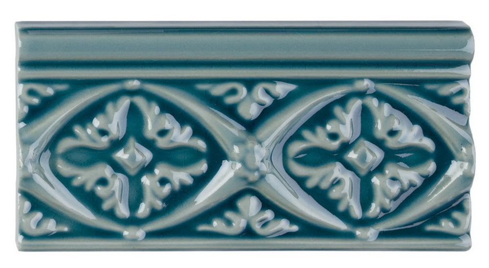 Бордюры ADEX MODERNISTA Relieve Bizantino C/C Gris Azulado