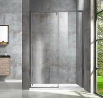 Душевая дверь Vincea Lugano VDS-1L120CLGM-1 120 стекло прозрачное/профиль вороненая сталь