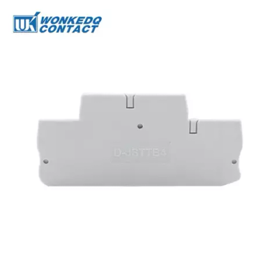 Торцевая пластина D-JSTTB 4 для клемм серая WONKE ELECTRIC