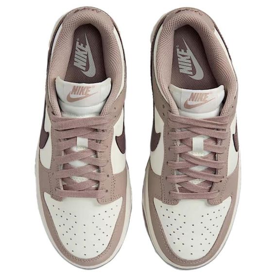 NIKE Dunk Кроссовки для скейтбординга Низкие Бежево-коричневые Женские