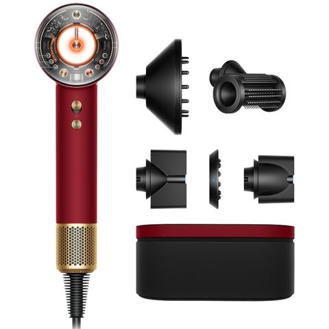 Фен Dyson Supersonic Nural HD16 c кейсом, Red Velvet/Gold