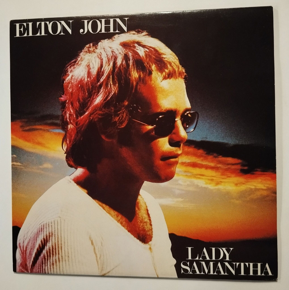 Винтажная виниловая пластинка LP Elton John Lady Samantha (UK 1980)