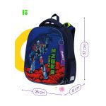 Ранец Berlingo Expert Iron drone 38х29х15см, 2 отд., с анатомической спинкой, мешок, пенал