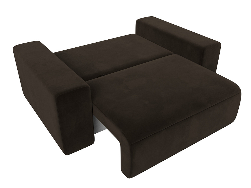 Кресло Лига-036 НПБ МИКРОВЕЛЬВЕТ Коричневый