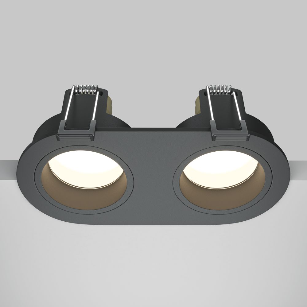 Светильник встраиваемый Maytoni   DL126-02-GU10-B