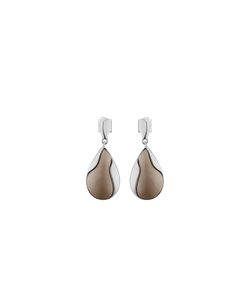 Polène Серьги Ormé Earrings, серо-коричневый