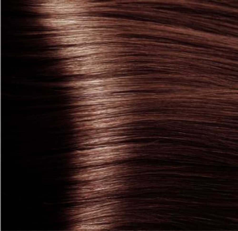 Kapous Professional Крем-краска для волос Hyaluronic Acid,  с гиалуроновой кислотой, тон №5.4, Светлый коричневый медный, 100 мл
