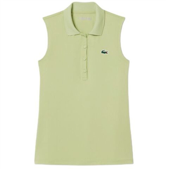Женское теннисное поло Lacoste Ultra-Dry Anti-UV Golf - birch