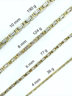 Массивная цепочка Steel Rage из стали