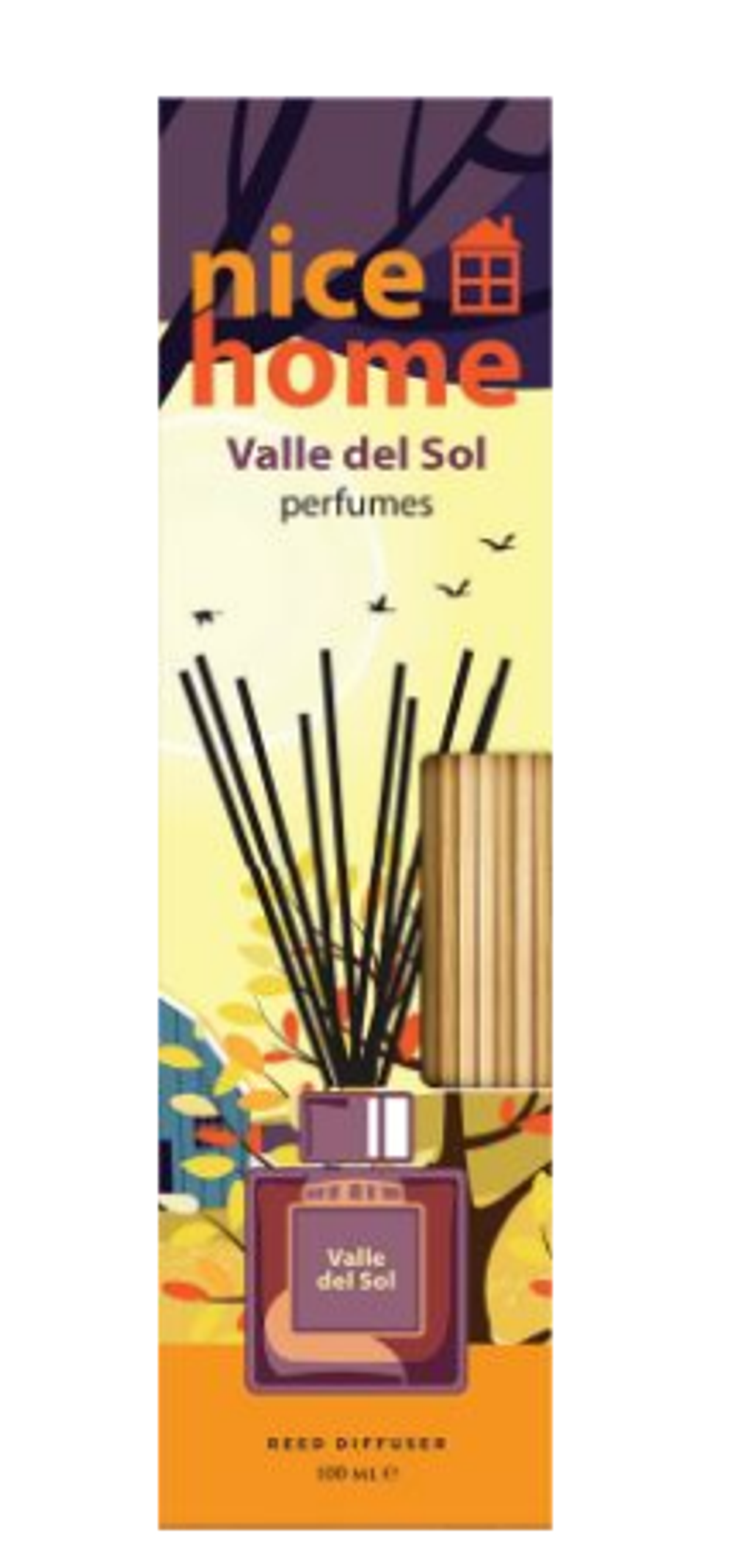 Ароматизатор-диффузор  AREON Sticks100мл NICE HOME - Valle del Sol/Долина Солнца