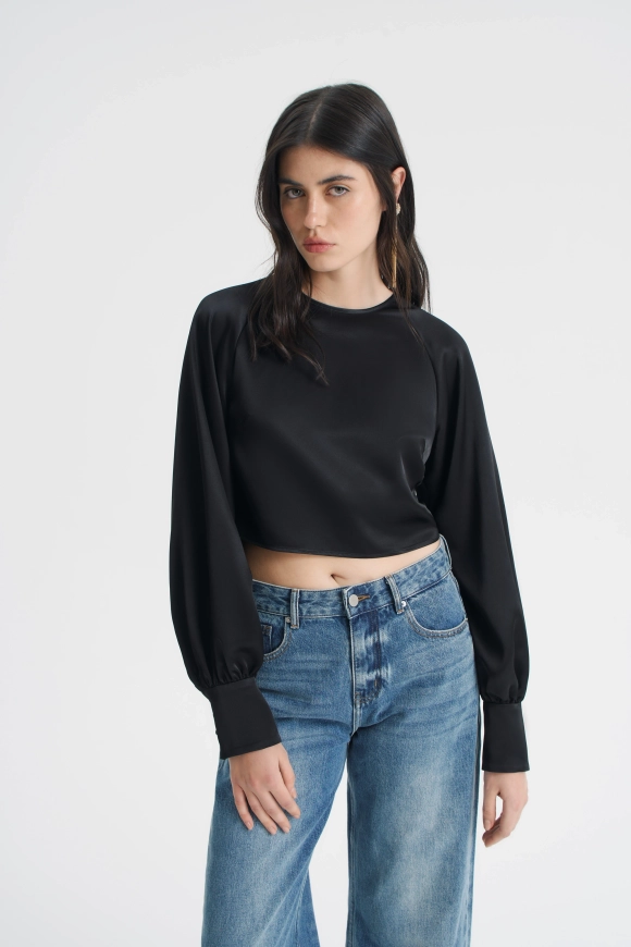 Блуза укороченная