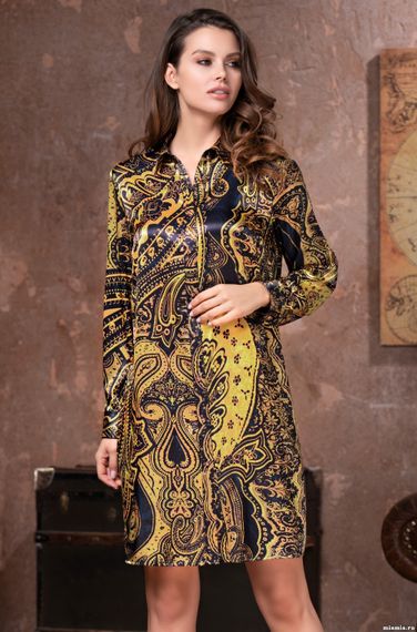 Рубашка халат на пуговицах MIA-Amore ARMANI GOLD АРМАНИ ГОЛД 3497