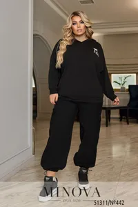 Худи 442-черный Minova