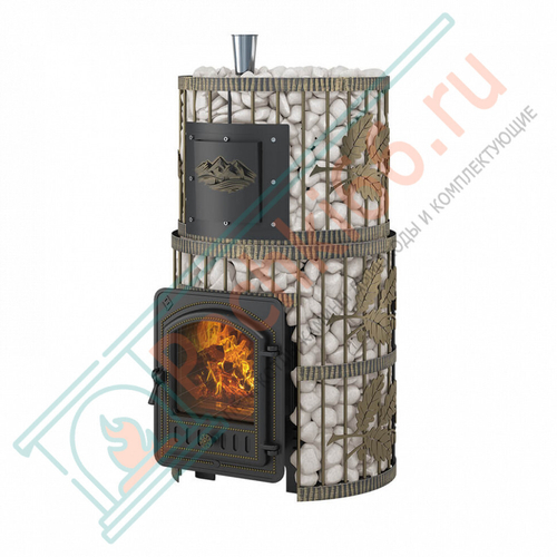 Печь для бани Эверест "Легкий пар Профи" Ковка Б/В (по-серому) (Everest) в Кирове