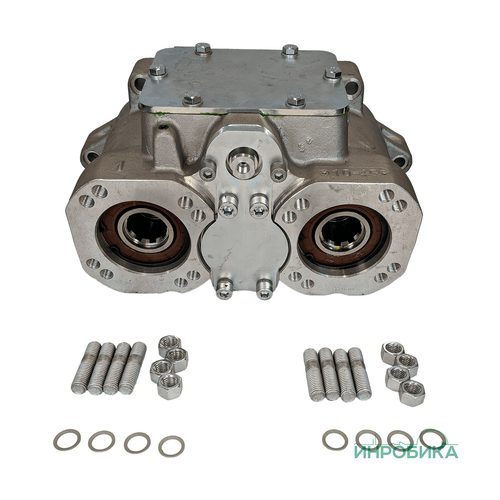 Коробка отбора мощности с двумя выходами ISO для КПП ZF 620 Нм 1:1,61 с пневматическим включением 01004502174