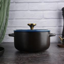 Кастрюля 2,7 л, 19*11 см с крышкой керамическая Style Buffet New Kitchen P.L. Proff Cuisine