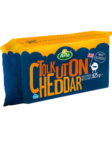 Сыр ARLA Tolkuton CHEDDAR - 825 г, СРОК: 16.08.25