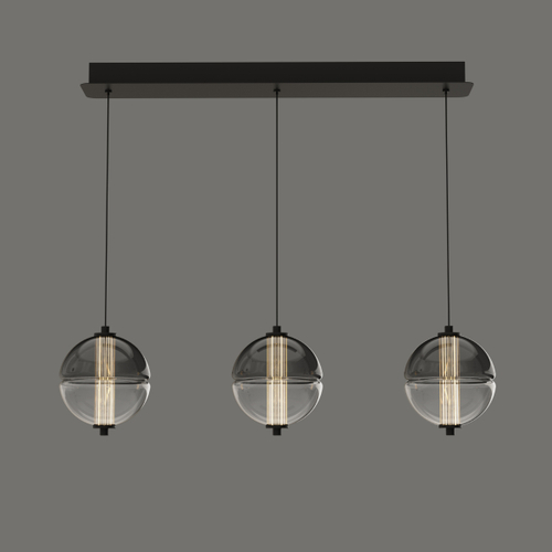 Подвесной светильник MD24022079-3B black/smoky