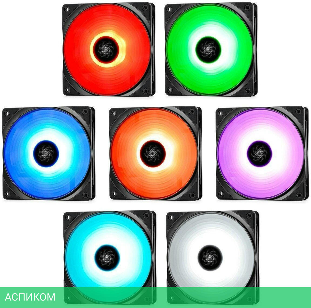 Кулер для корпуса DeepCool RF 120 (DP-FRGB-RF120-1C)