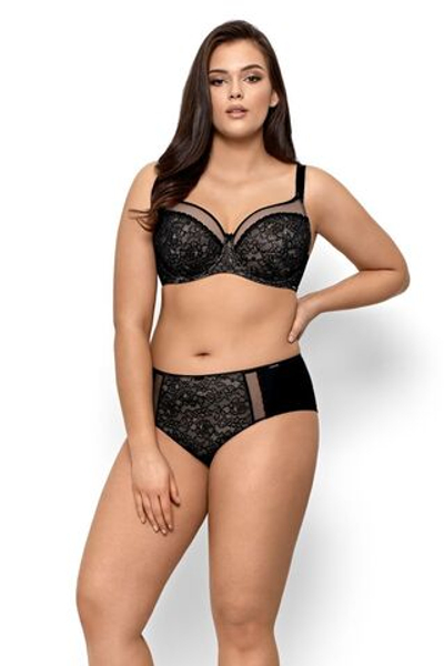 Бюстгальтер Rafaela с мягкими чашками из гипюра (Размер: 70H) (Цвет: кофейный)