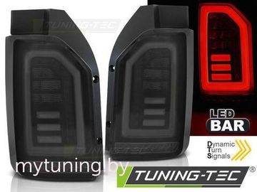Задние фонари SMOKE BLACK WHITE LED для Volkswagen T6
