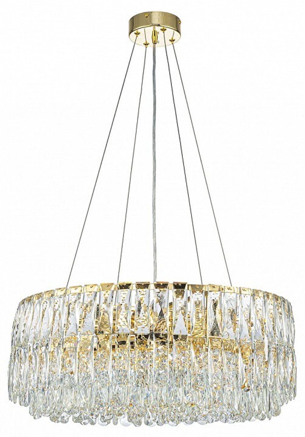 Подвесная люстра Indigo Vortice 12050/12P Gold
