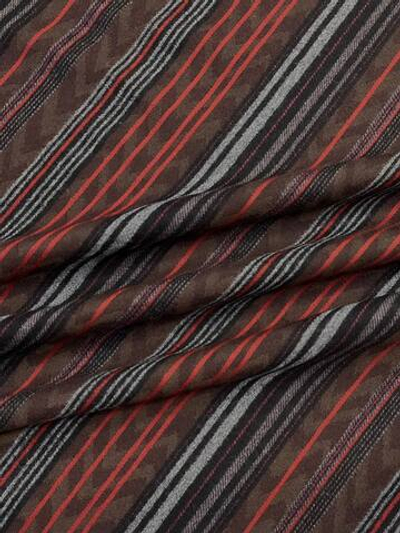 Шерсть костюмно-плательная Gucci в разноцветную полоску