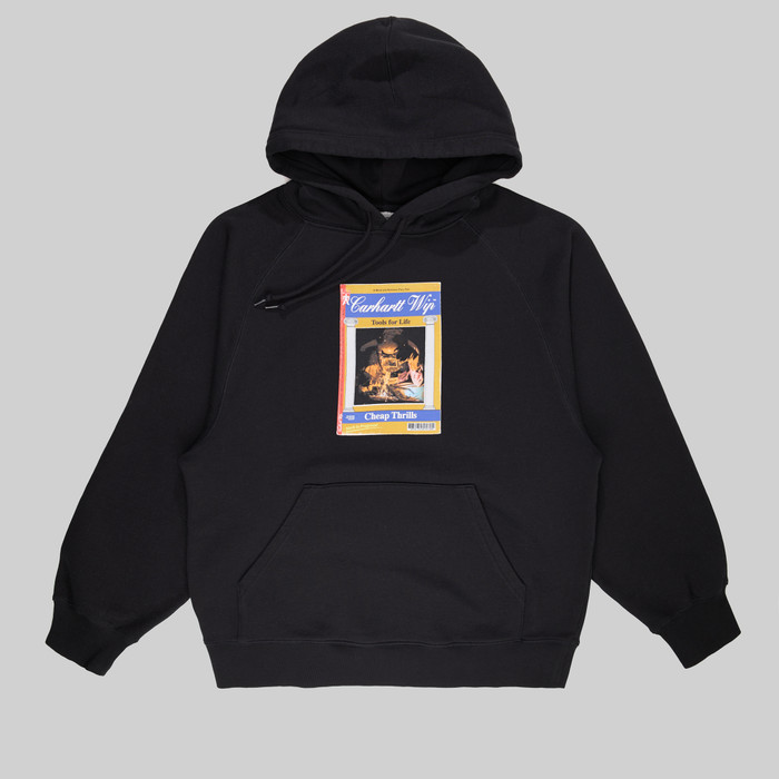 Толстовка мужская Carhartt WIP Cheap Thrills Hooded артикул:I032864_black - купить в магазине Дайс
