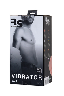 Реалистичный вибратор RealStick Elite York, TPR, телесный, 21 см