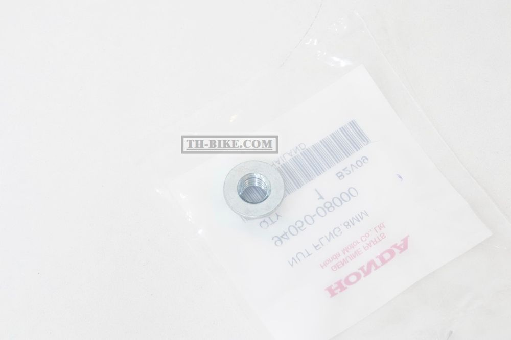 94050-08000. NUT, FLANGE, 8MM. HONDA