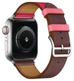 Ремешок W36 42/44mm Leather Apple Watch (WH5260-44-BRR) Bordeaux. rose extreme/rose azalee COTEetCT
