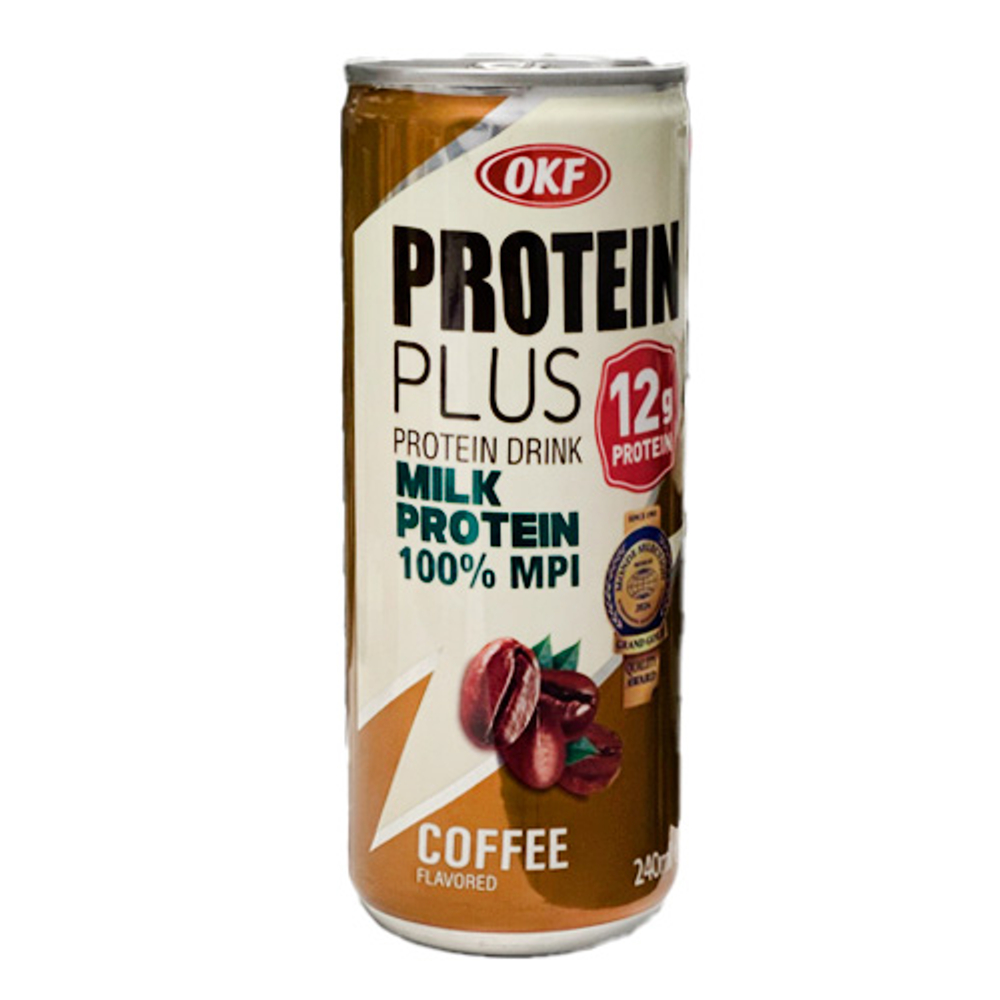 Напиток б/а "OKF Protein Plus Coffee flavored" 240мл (24)