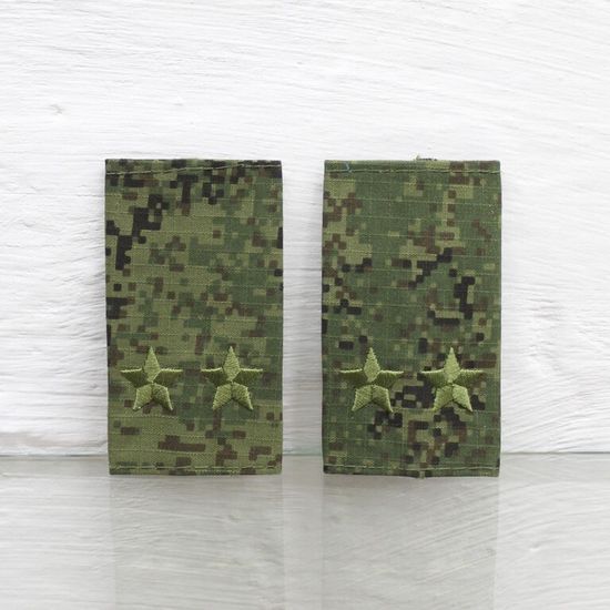 Фальшпогоны "ВКБО (ВКПО)" олив. (Подполковник)