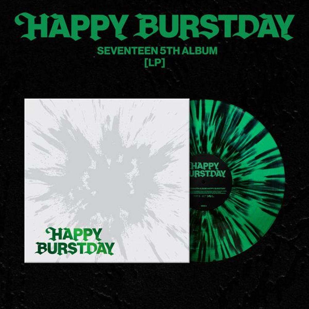 Винил SEVENTEEN - HAPPY BURSTDAY (Black Splatter & Evergreen Color LP)