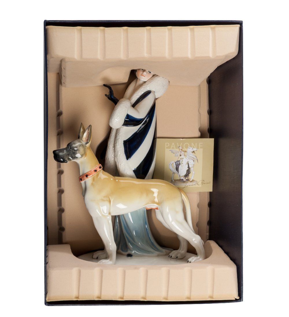 JP-38/14 Фигурка «Дама с собакой» (Pavone)