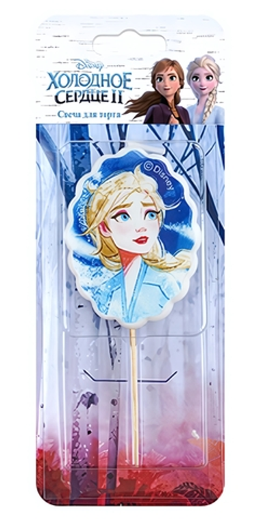 Свеча-топпер Холодное Сердце Эльза /Россия