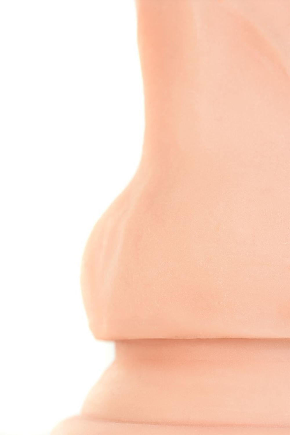 Телесный реалистичный вибратор Ian - 20 см. (Цвет: телесный)