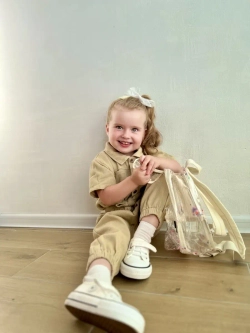 Комбинезон джинсовый