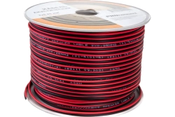 Акустический кабель 2х0.25 кв.мм, красно-черный, 100м PROCONNECT 01-6101-6