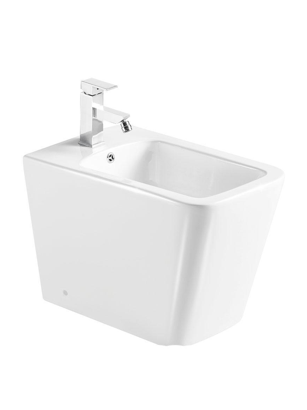 Биде напольное белый глянец WeltWasser WW GELBACH 003 GL-WT  10000003744 белый глянец