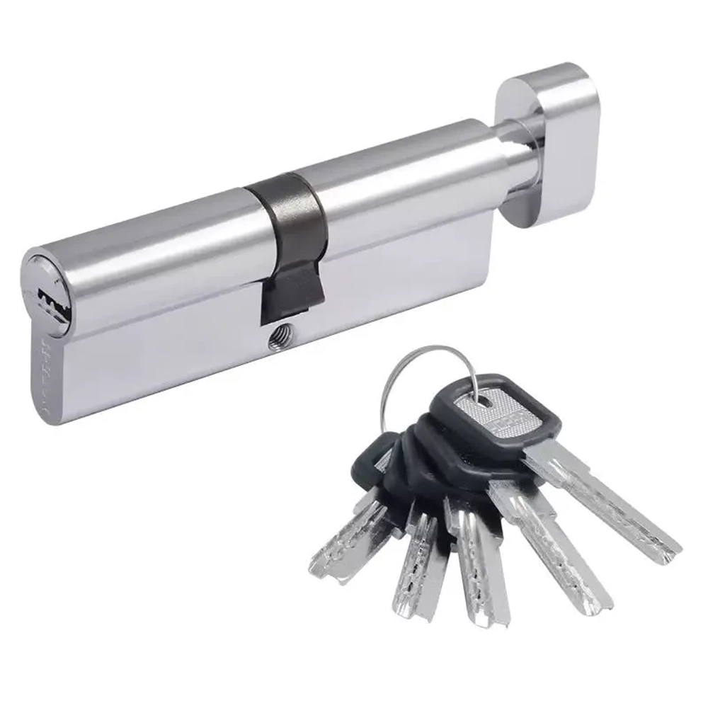 Цилиндровый механизм НОРА-М ЛПУВ-90 45-45 хром